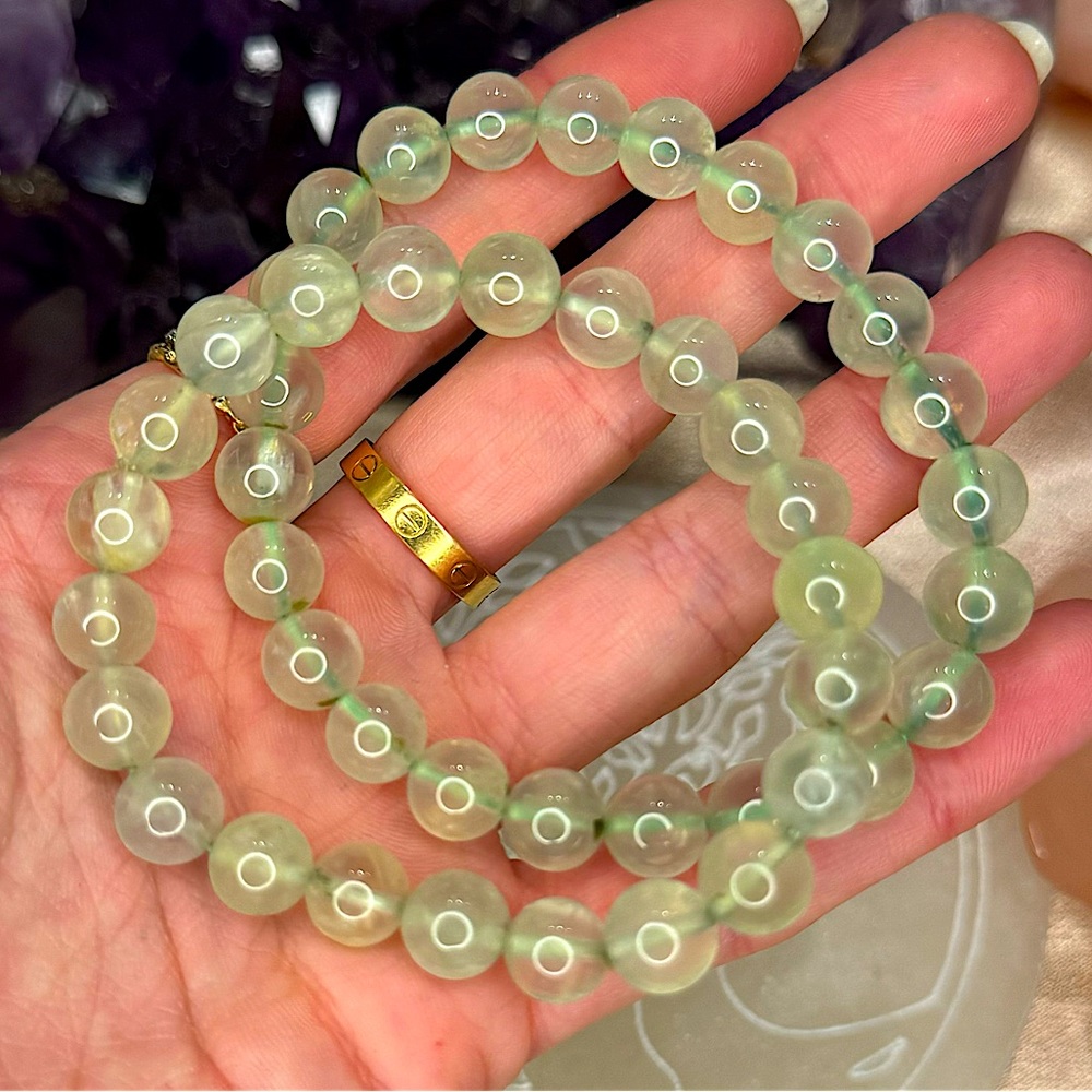 Prehnite Bracelet - Picture 2 of 3
